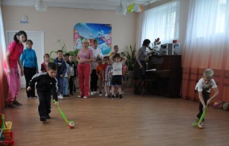 Соревнование в детском саду №6 города Кузнеука.