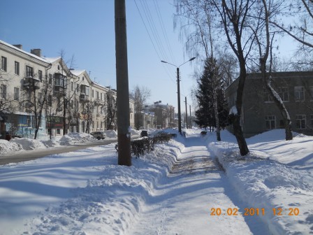 Улица им.Белинского. Зима 2011 года. Февраль