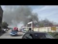 Пожар на двух мебельных предприятиях в Кузнецке